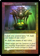 Chromatic Lantern (Retro Frame) (Serial Numbered) [Ravnica Remastered] Foil