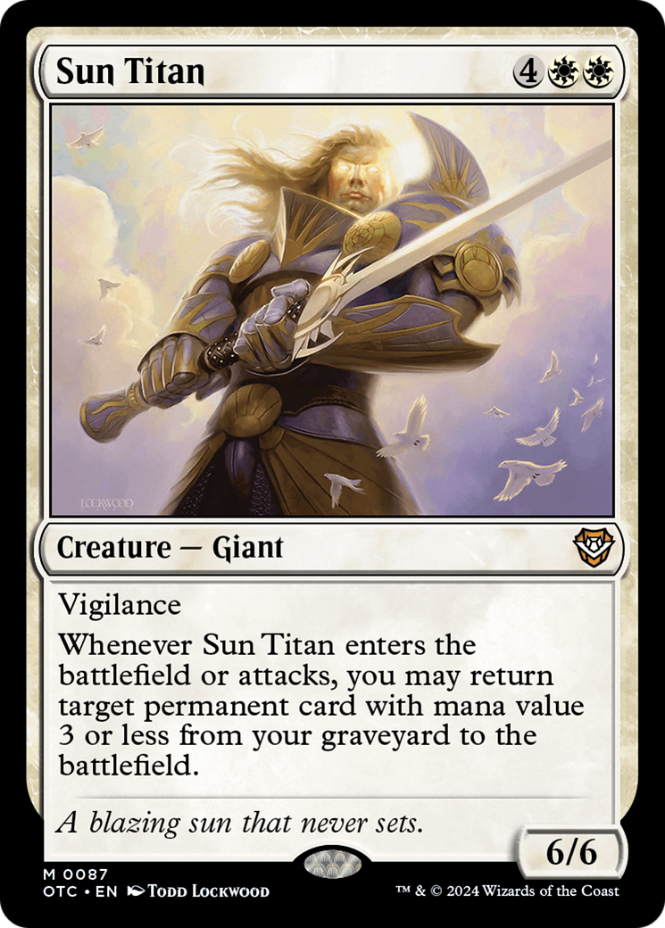 Sun Titan - [Outlaws of Thunder Junction Commander]
