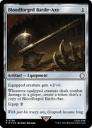 Bloodforged Battle-Axe (Surge Foil) - Fallout Foil