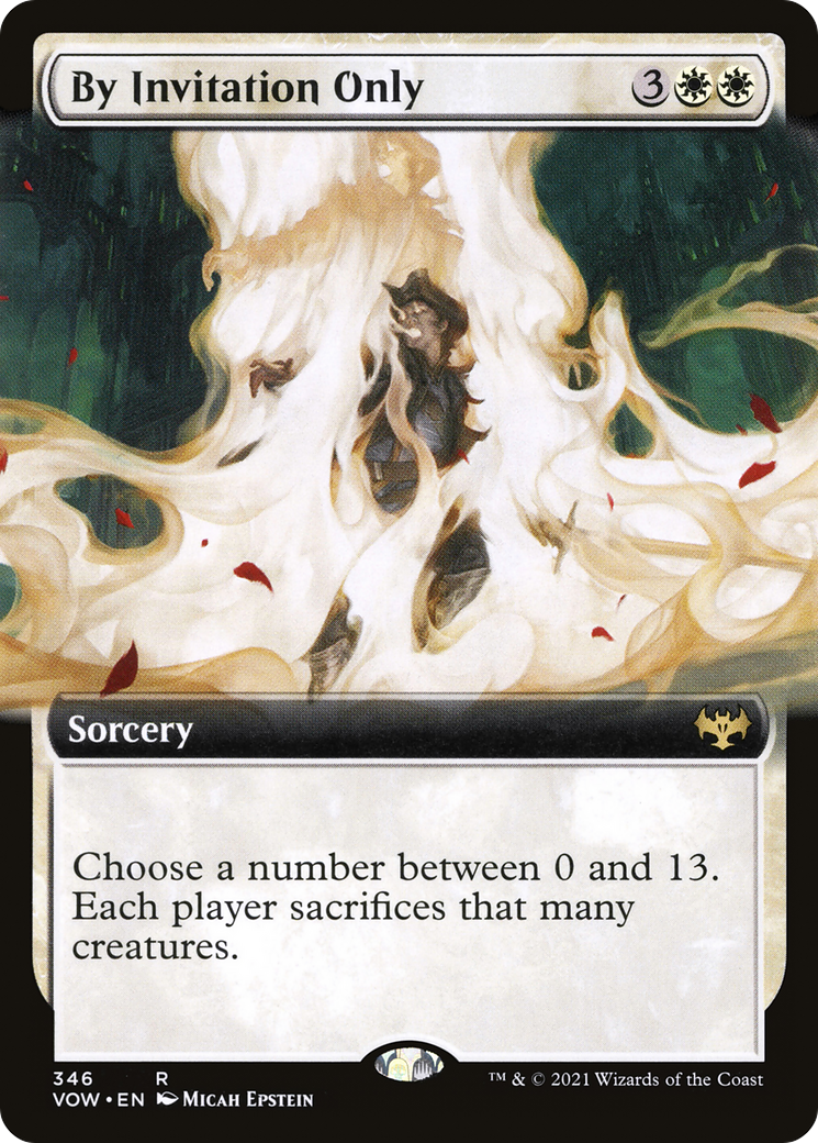 By Invitation Only (Extended Art) - Innistrad: Crimson Vow: (Extended Art)