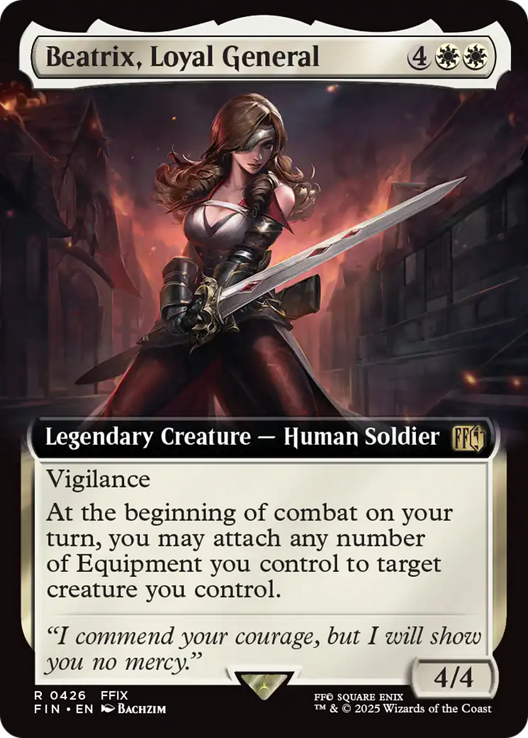 Beatrix, Loyal General (Extended Art) - FINAL FANTASY: (Extended Art)