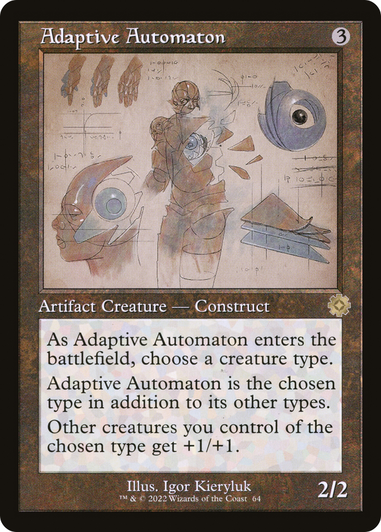 Adaptive Automaton (Schematic) - The Brothers' War Retro Artifacts