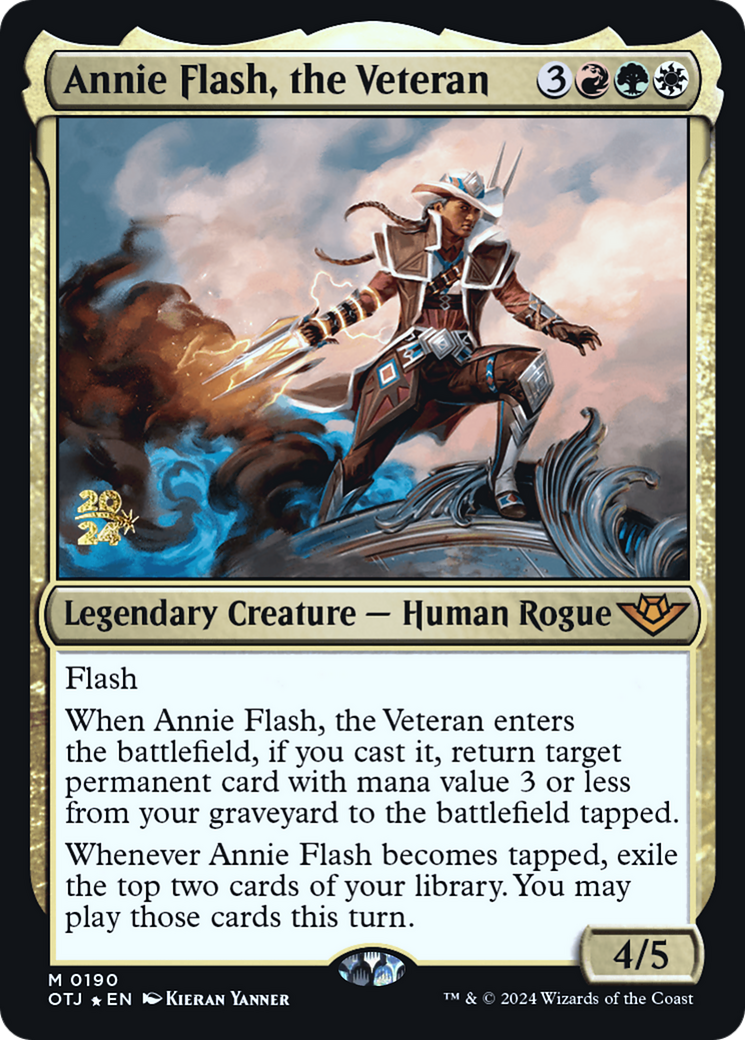 Annie Flash, the Veteran - Outlaws of Thunder Junction Promos Foil
