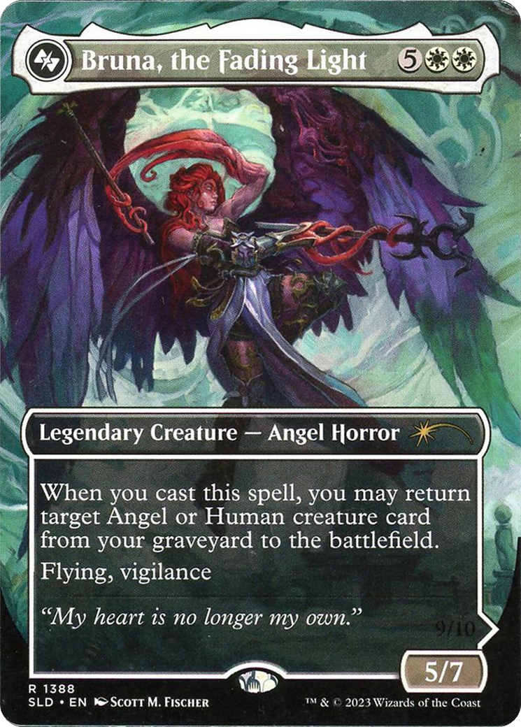 Bruna, the Fading Light (Display Commander) - Thick Stock - Secret Lair Drop (Borderless)