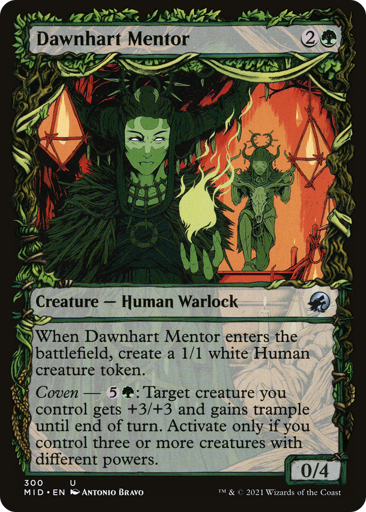 Dawnhart Mentor (Showcase): (Showcase) [Innistrad: Midnight Hunt]