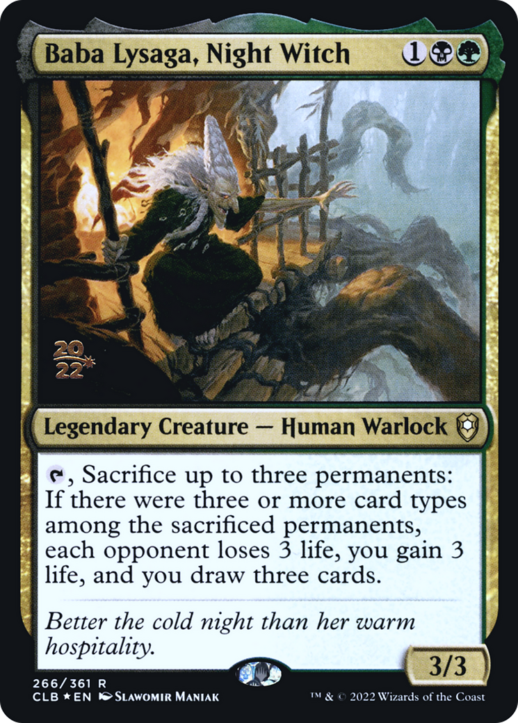 Baba Lysaga, Night Witch - Battle for Baldur's Gate Promos Foil