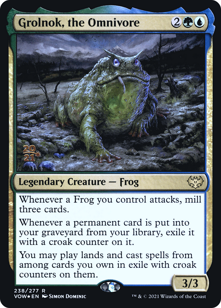 Grolnok, the Omnivore [Innistrad: Crimson Vow Promos] Foil
