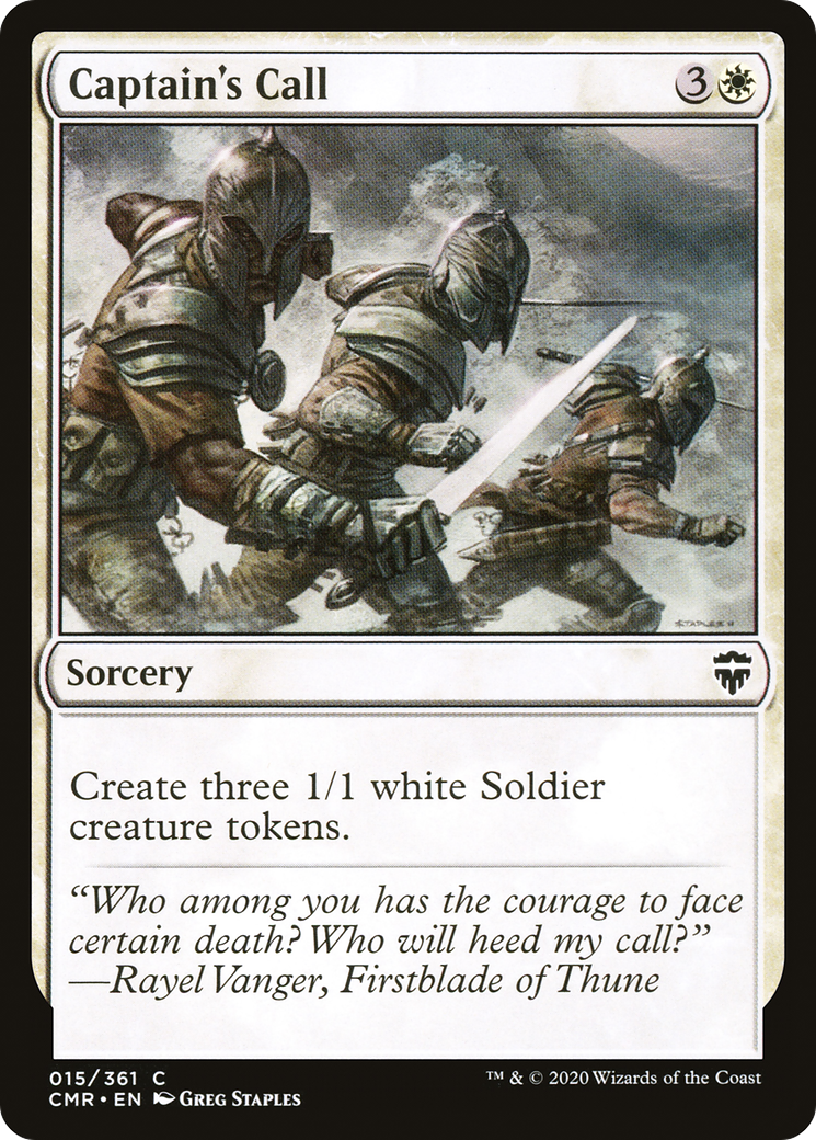 Captain's Call - Commander Legends