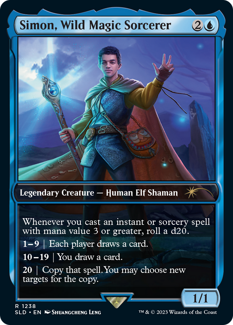 Simon, Wild Magic Sorcerer [Secret Lair Drop] / Simon, Wild Magic Sorcerer