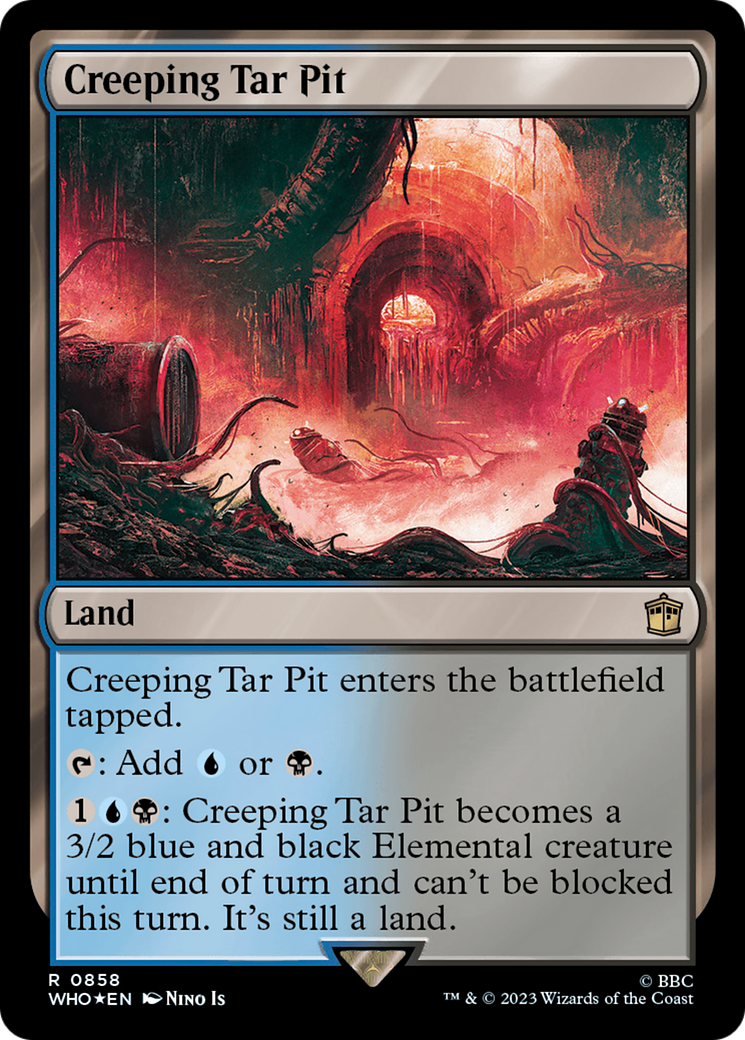 Creeping Tar Pit (Surge Foil) [Doctor Who] Foil