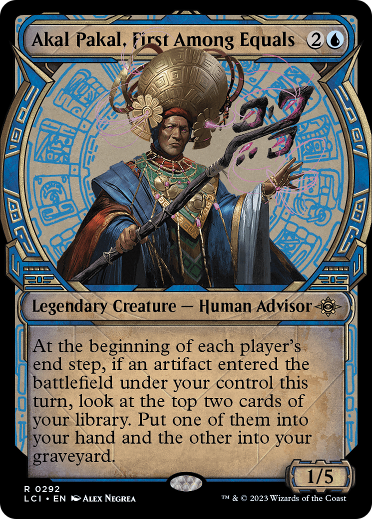 Akal Pakal, First Among Equals (Showcase) - The Lost Caverns of Ixalan: (Showcase)