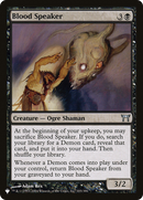 Blood Speaker - The List