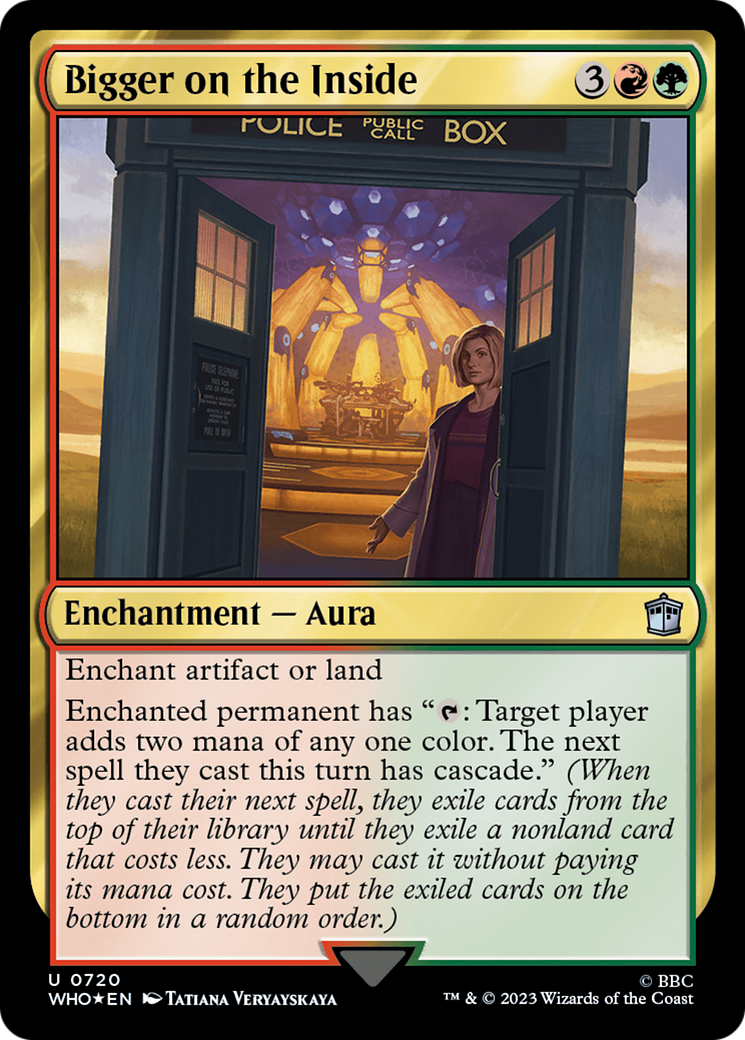 Bigger on the Inside (Surge Foil) - [Doctor Who] Foil