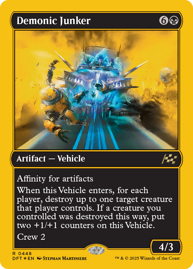 Demonic Junker (First-Place Foil) [Aetherdrift] Foil