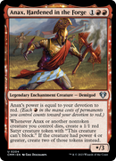 Anax, Hardened in the Forge - Commander Masters: (enchantment)