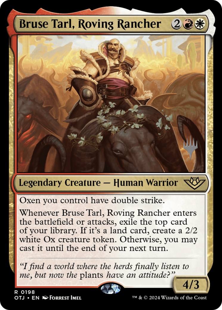 Bruse Tarl, Roving Rancher - Outlaws of Thunder Junction Promos