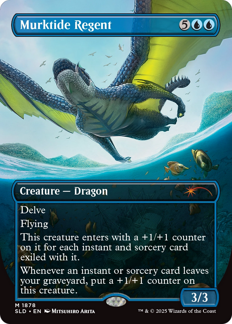 Murktide Regent [Secret Lair Drop] (Borderless)