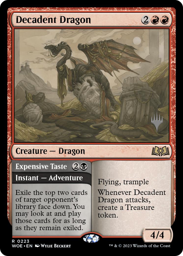 Decadent Dragon - Wilds of Eldraine Promos