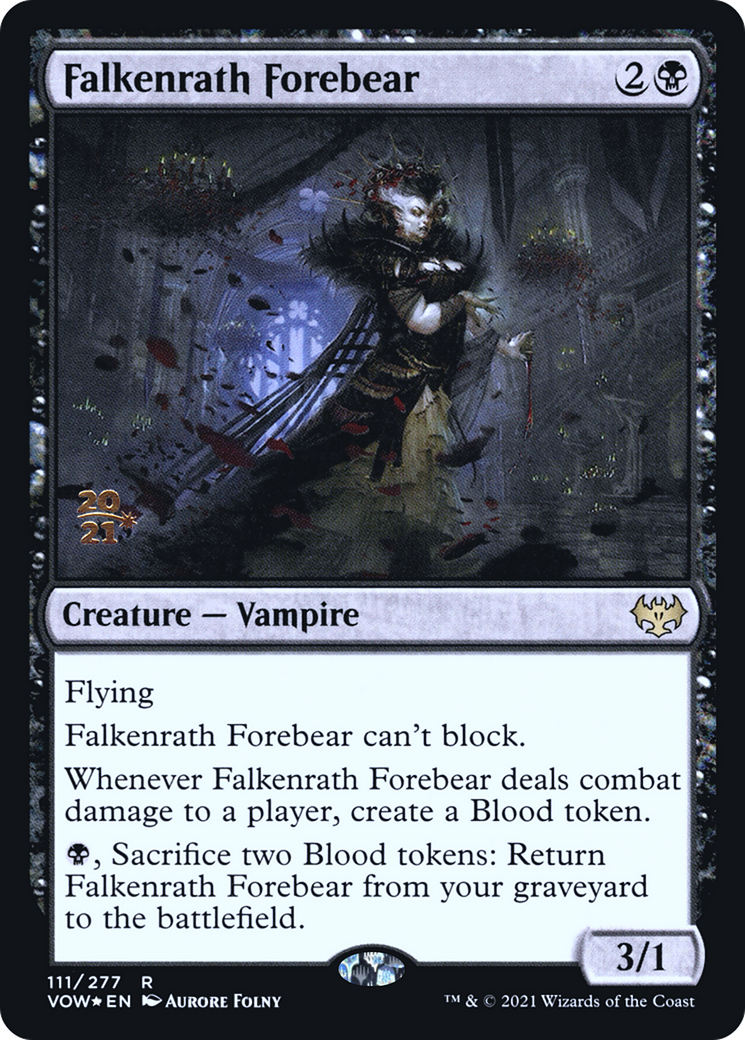 Falkenrath Forebear [Innistrad: Crimson Vow Promos] Foil