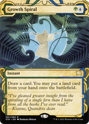 Growth Spiral: (Showcase) (Borderless) [Strixhaven Mystical Archive] Foil