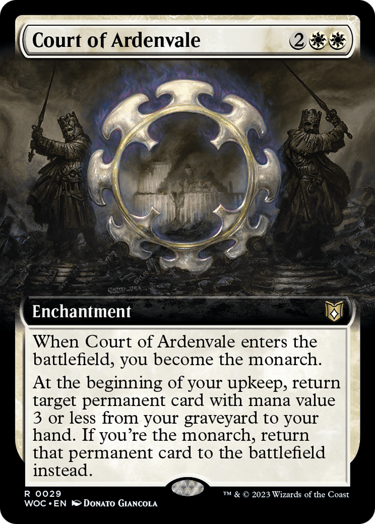 Court of Ardenvale (Extended Art): (Extended Art) [Wilds of Eldraine Commander]
