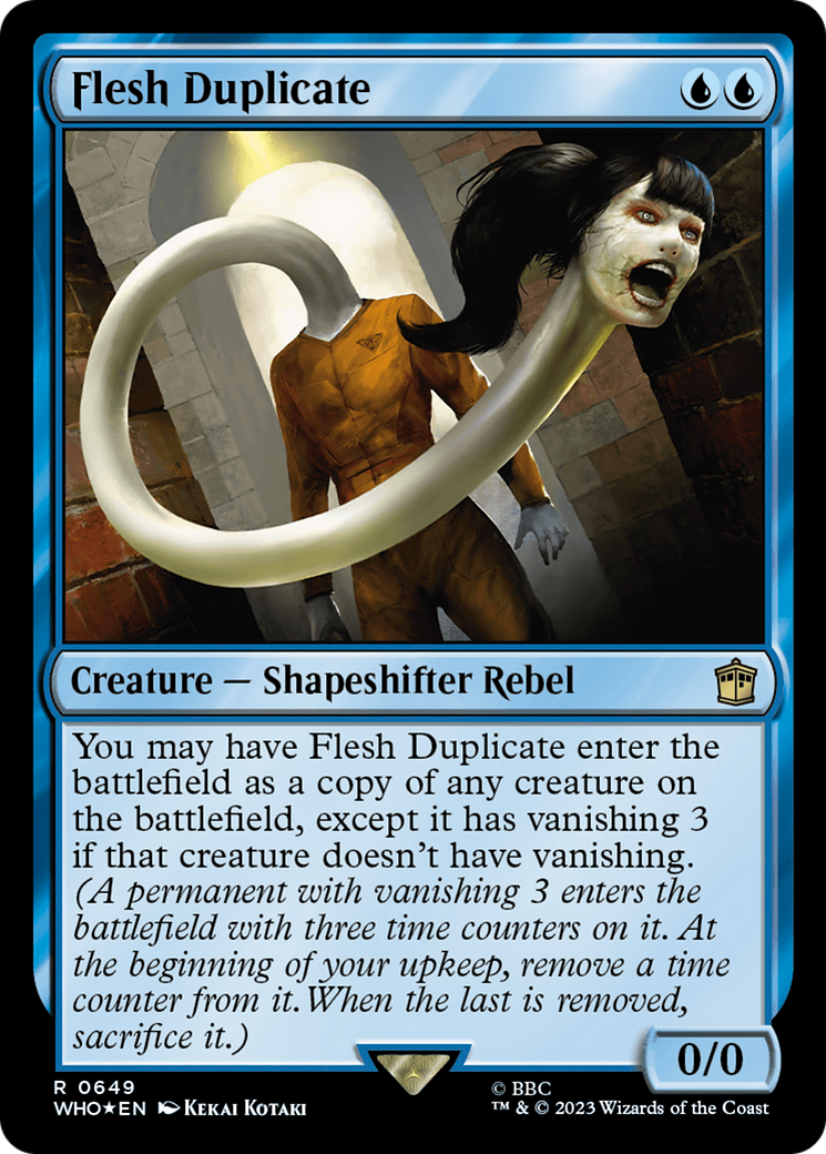 Flesh Duplicate (Surge Foil) [Doctor Who] Foil