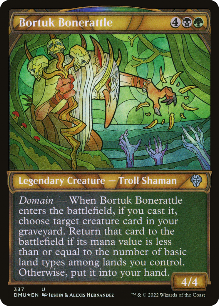 Bortuk Bonerattle (Textured Foil) - Dominaria United: (Showcase) Foil