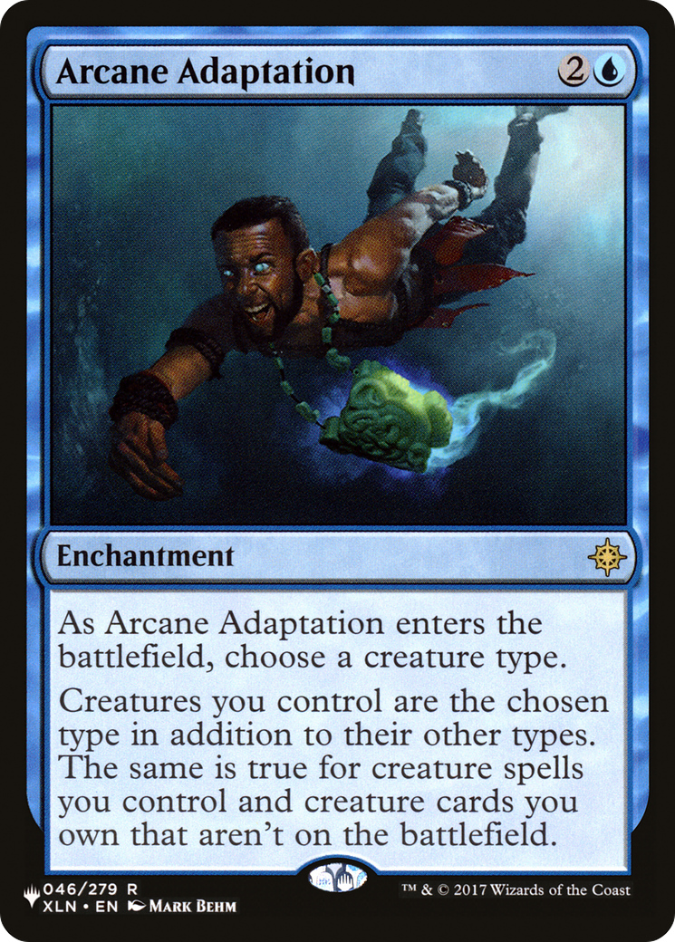 Arcane Adaptation - The List