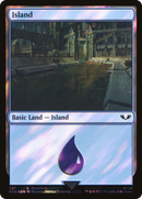 Island (307) (Surge Foil) [Warhammer 40,000]