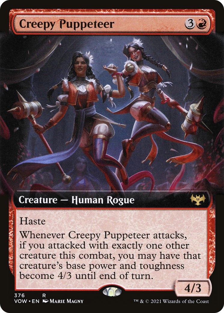 Creepy Puppeteer (Extended Art): (Extended Art) [Innistrad: Crimson Vow]