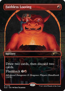 Faithless Looting (Borderless) [Secret Lair Drop]