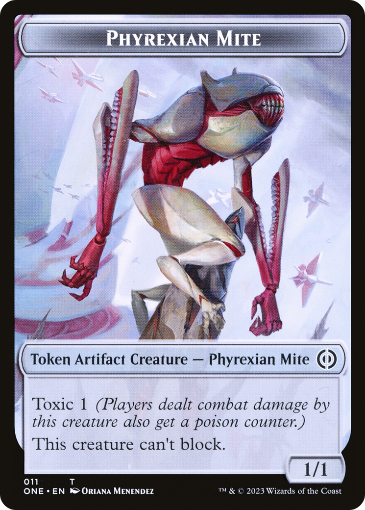 Phyrexian Mite (011) // Phyrexian Goblin Double-Sided Token [Phyrexia: Phyrexian Mite (011) // Phyrexian Goblin Double-Sided Token [Phyrexia: