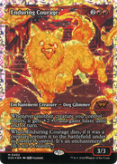 Enduring Courage (Showcase) (Fracture Foil) - Duskmourn: House of Horror: (Showcase) Foil