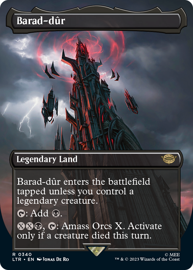 Barad-dur (0340) (Borderless) - The Lord of the Rings: Tales of Middle-earth
