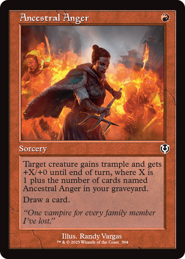 Ancestral Anger (Retro Frame) - Innistrad Remastered