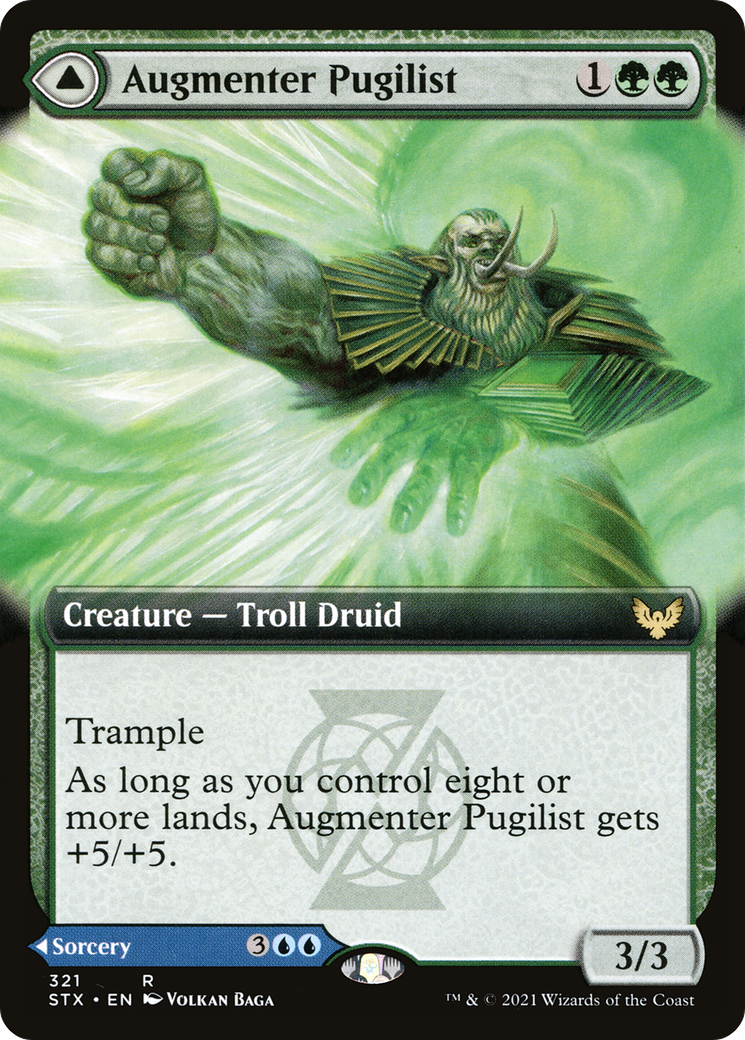 Augmenter Pugilist (Extended Art) - Strixhaven: School of Mages: (Extended Art)