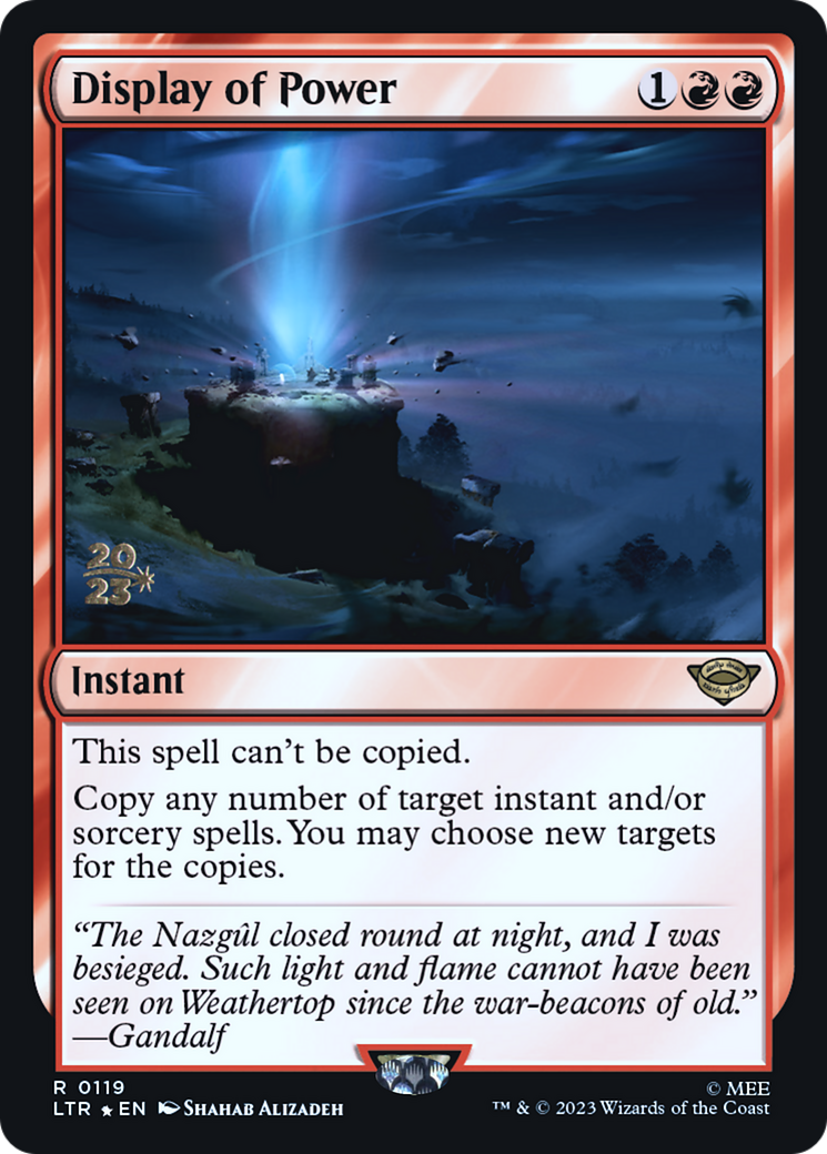 Display of Power [Tales of Middle-earth Promos] Foil