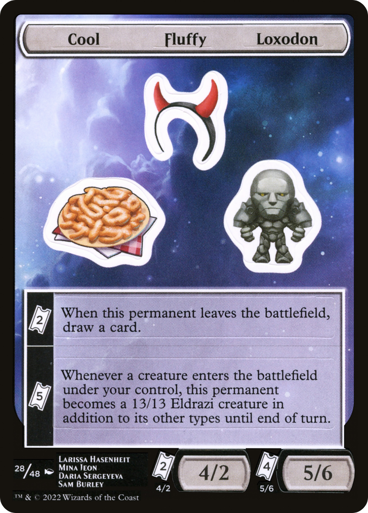 Cool Fluffy Loxodon [Unfinity Sticker Sheets]