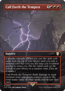 Call Forth the Tempest (Borderless) (Surge Foil) - Tales of Middle-earth Commander Foil
