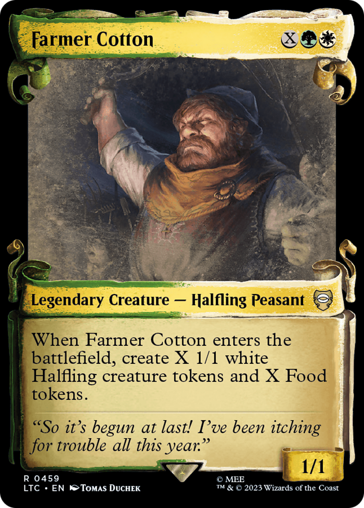 Farmer Cotton (Showcase Scrolls): (Showcase) [Tales of Middle-earth Commander]