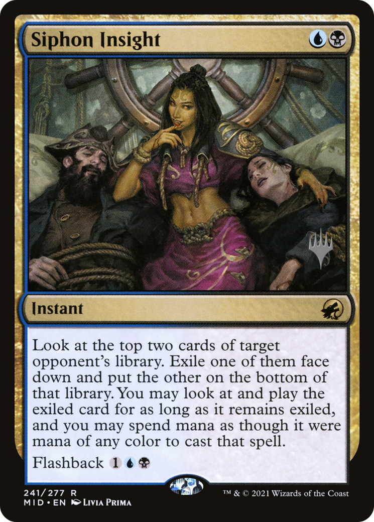 Siphon Insight (Promo Pack) [Innistrad: Midnight Hunt Promos]