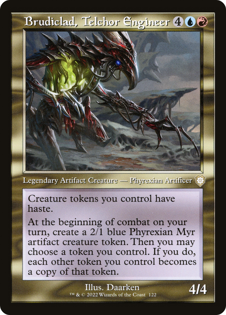 Brudiclad, Telchor Engineer (Retro Frame) - The Brothers' War Commander