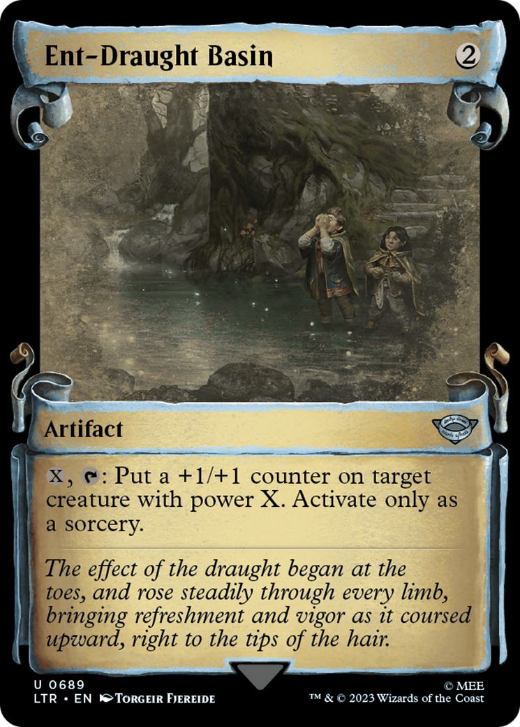 Ent-Draught Basin (Showcase Scrolls): (Showcase) [The Lord of the Rings: Tales of Middle-earth]