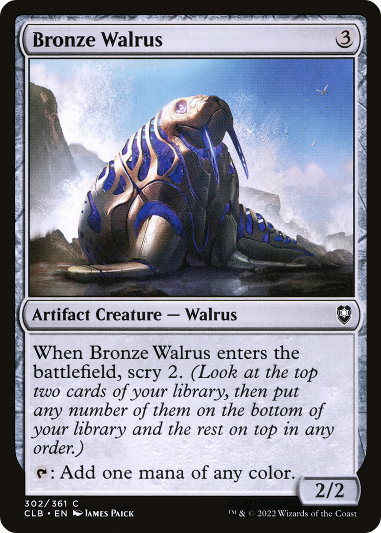 Bronze Walrus - Commander Legends: Battle for Baldur's Gate