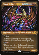 Nicol Bolas (Stained Glass) (Textured Foil) [Secret Lair Drop]: (Showcase) Foil