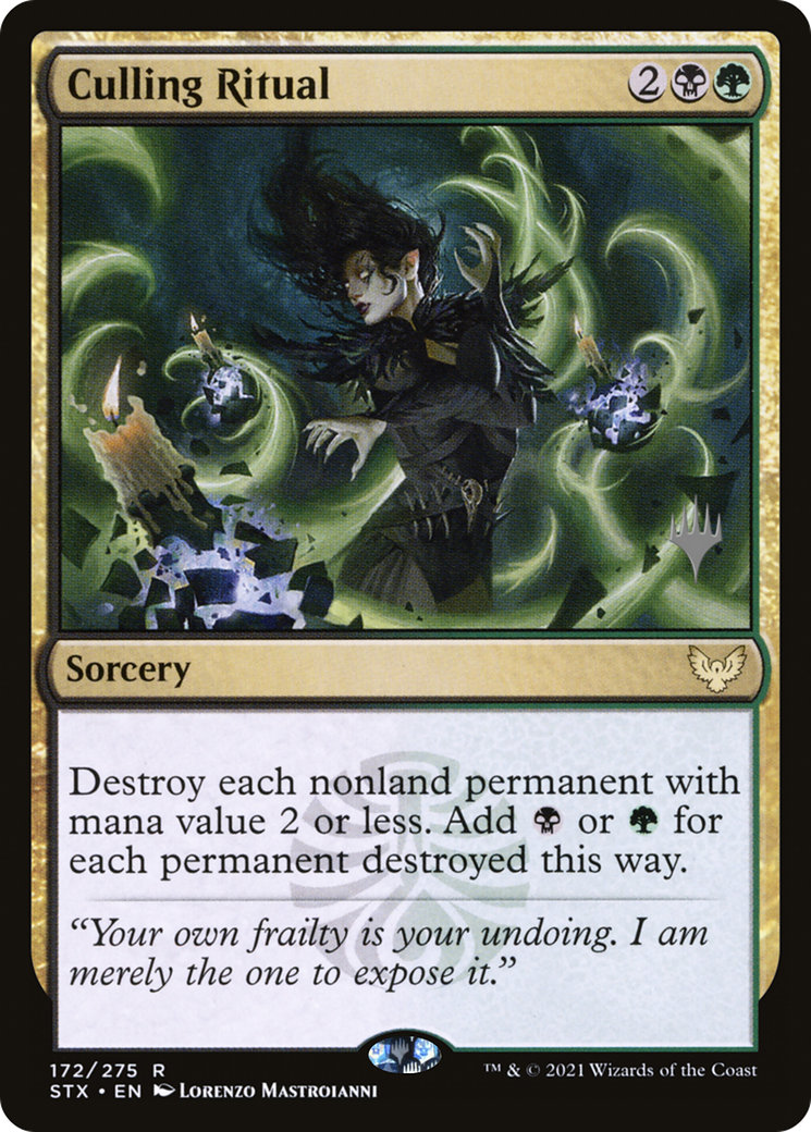 Culling Ritual [Strixhaven: School of Mages Promos]