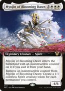 Myojin of Blooming Dawn (Extended Art) [Kamigawa: Neon Dynasty Commander]