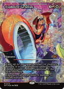 Explosive Getaway (Showcase) (Fracture Foil): (Showcase) [Aetherdrift] Foil