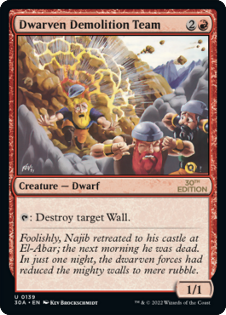 Dwarven Demolition Team - 30th Anniversary Edition