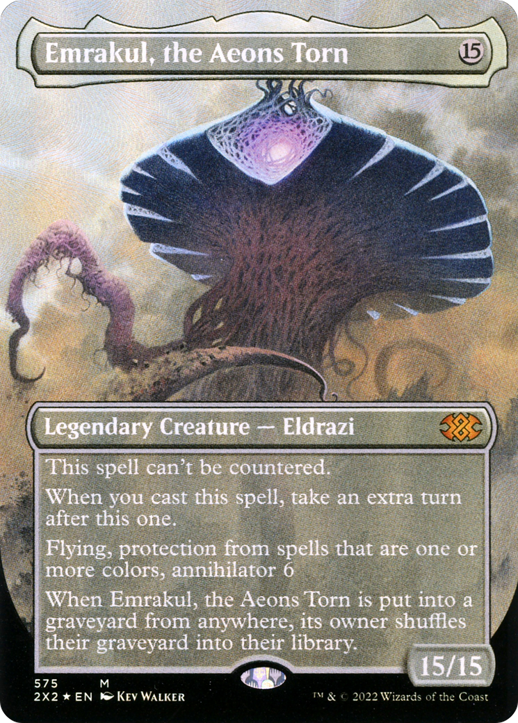 Emrakul, the Aeons Torn (Textured Foil) - Double Masters 2022 (Borderless) Foil
